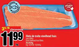 Super C filets de truite steelhead frais offer