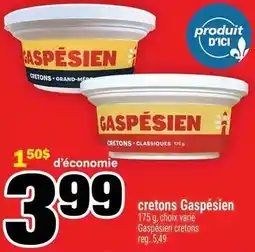 Super C cretons Gaspésien offer