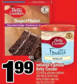 Super C mélange à gâteau Betty Crocker offer