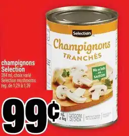 Super C champignons Selection offer