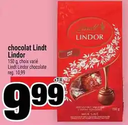 Super C chocolat Lindt Lindor offer