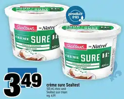 Super C crème sure Sealtest offer