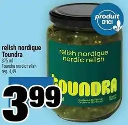 Super C relish nordique Toundra offer