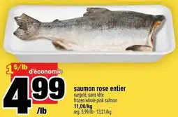 Super C saumon rose entier offer