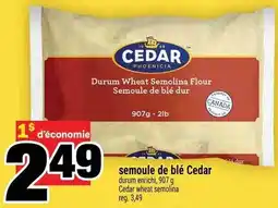 Super C semoule de blé Cedar offer