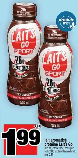 Super C lait aromatisé protéiné Lait's Go offer