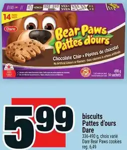 Super C biscuits Pattes d'ours Dare offer
