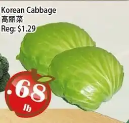 Food Depot Supermarket Korean Cabbage offer