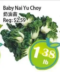 Food Depot Supermarket Baby Nai Yu Choy offer