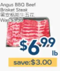 Oceans Fresh Food Market Angus BBQ Beef Brisket Steak offer