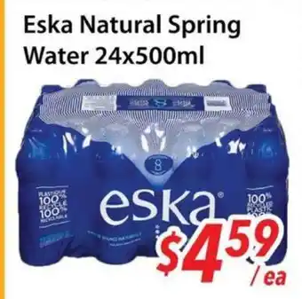 Bestco Food Mart Eska Natural Spring Water offer