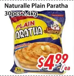 Bestco Food Mart Naturalle Plain Paratha offer