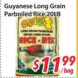 Bestco Food Mart Guyanese Long Grain Parboiled Rice 20LB offer