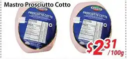 Bestco Food Mart Mastro Prosciutto Cotto offer