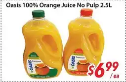 Bestco Food Mart Oasis 100% Orange Juice No Pulp offer