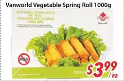 Bestco Food Mart Vanworld Vegetable Spring Roll offer