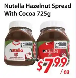 Bestco Food Mart Nutella Hazelnut Spread With Cocoa offer