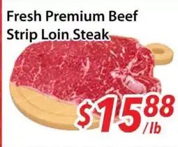 Bestco Food Mart Fresh Premium Beef Strip Loin Steak offer