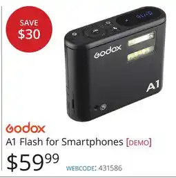 Vistek Godox A1 Flash for Smartphones [DEMO] offer