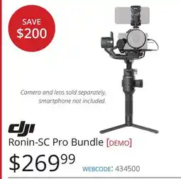 Vistek Ronin-SC Pro Bundle offer