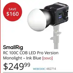 Vistek SmallRig RC 100C COB LED Pro Version Monolight - Ink Blue offer