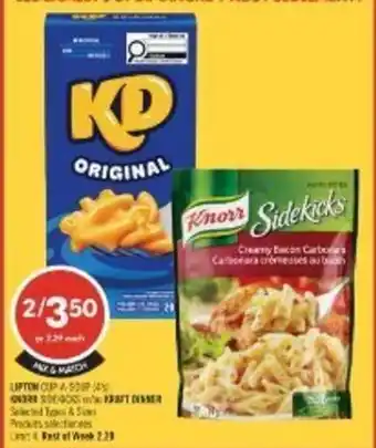 KD Original or Knorr Creamy Carbonara