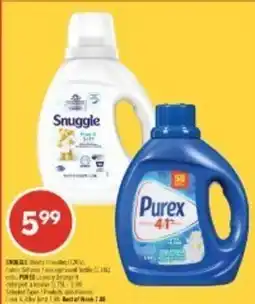 Shoppers Drug Mart Snuggle or Purex offer