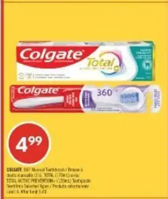 Colgate Total & Toothbrush 360