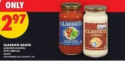 No Frills Classico sauce offer