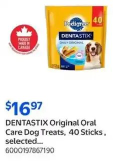 Walmart Dentastix original oral care dog treats offer