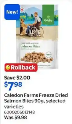Walmart Caledon Farms Freeze Dried Salmon Bites offer