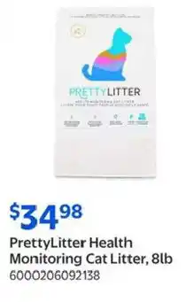 Walmart PrettyLitter Health Monitoring Cat Litter offer