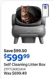 Walmart Self Cleaning Litter Box offer