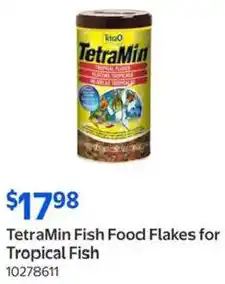 Walmart Tetramin fish food flakes for tropical fish offer