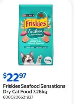 Walmart Friskies seafood sensations dry cat food offer