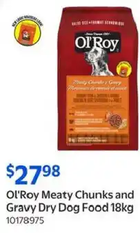 Walmart Ol'roy meaty chunks and gravy dry dog food offer