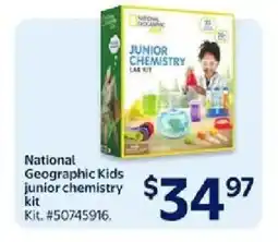 Walmart National geographic kids junior chemistry kit offer