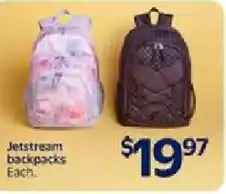 Walmart Jetstream backpacks Each offer
