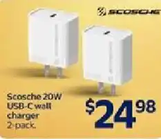 Walmart Scosche 20W USB-C wall charger offer