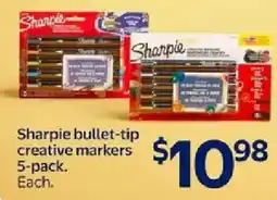 Walmart Sharpie bullet-tip creative markers offer