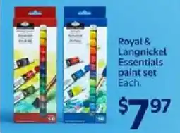 Walmart Royal & Langnickel Essentials paint set offer