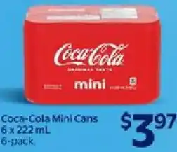 Walmart Coca-Cola Mini Cans offer