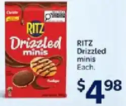 Walmart RITZ Drizzled RITZ minis offer