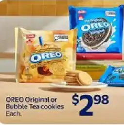 Walmart OREO Original or Bubble Tea cookies offer