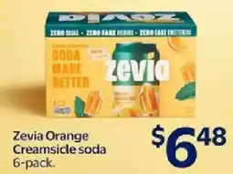 Walmart Zevia Orange Creamsicle soda offer