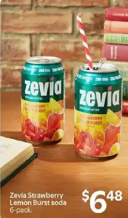Walmart Zevia Strawberry Lemon Burst soda offer