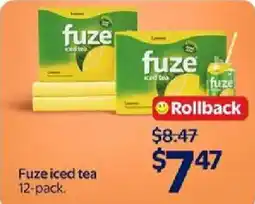 Walmart Fuze iced tea offer
