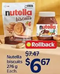 Walmart Nutella biscuits offer