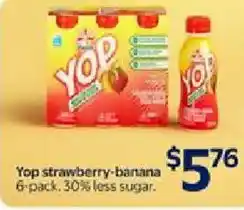 Walmart Yop strawberry-banana offer
