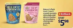 Walmart Nature's path love crunch offer